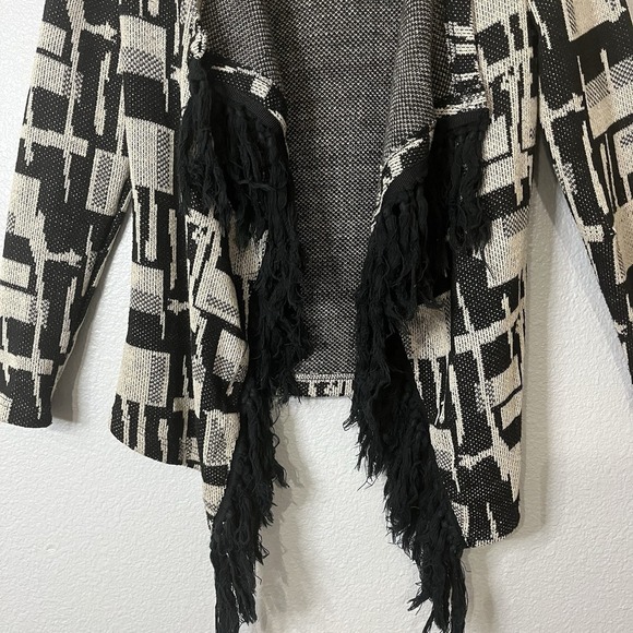 Xtaren Retro Y2K Heavyweight Cardigan With Fringe Details Polyester - Picture 2 of 7